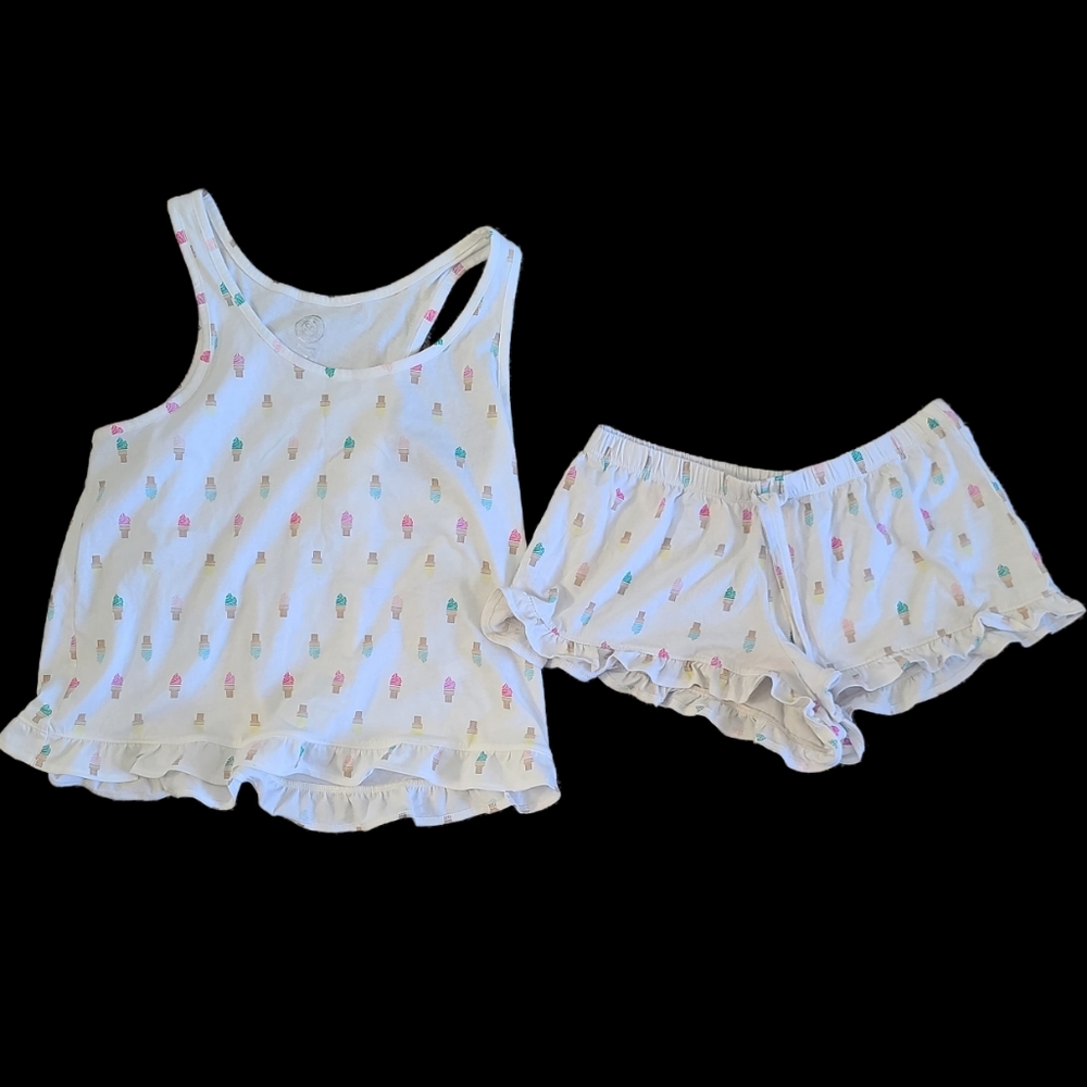 SO Intimate Ice Cream Tank Top and Short Pajama Set Size: Medium